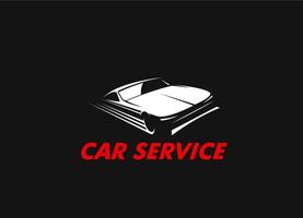 Car repair and restoration service icon or symbol vector