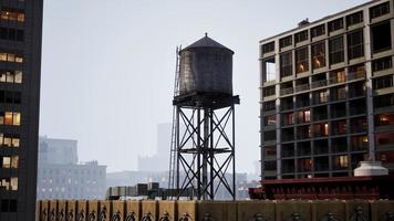 new york water tower tank detail photo