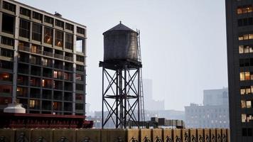 new york water tower tank detail photo