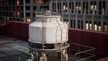 detalle del tanque de la torre de agua de nueva york foto