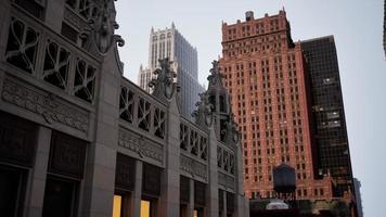 New york business center downtown buildings view photo