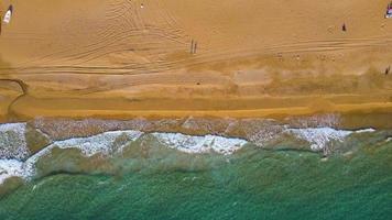 aerial sea and beach video