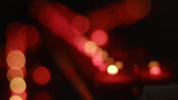 Red Wish and Pray Candles in a Catholic Church video