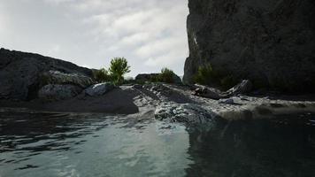 Rock Coastline and Crystal Clear Mediterranean Sea photo