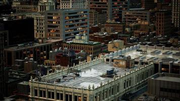 Panoramic picturesque financial downtown city view photo