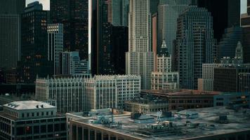 Looking down at New York City photo