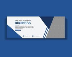 Creative professional Business and Corporate Social media cover design template vector