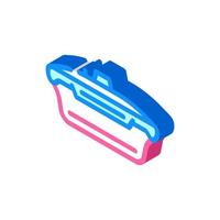 vacuum lunchbox isometric icon vector illustration color