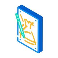 sketches stylist isometric icon vector illustration