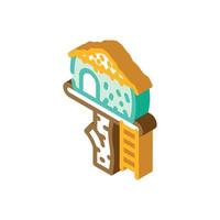 tree house isometric icon vector illustration