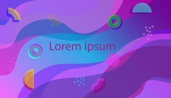 abstract geometry background with Memphis design element. modern wallpaper for presentation. vector
