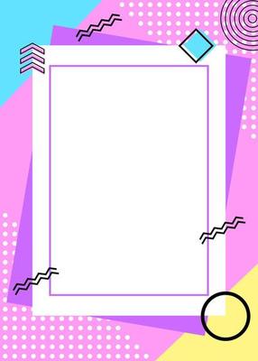 abstract geometry background with Memphis design element. modern wallpaper for presentation.