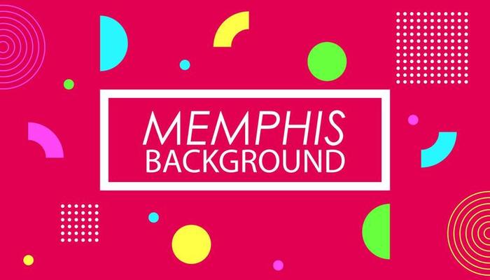 abstract geometry background with Memphis design element. modern wallpaper for presentation.