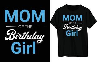 diseño de camiseta de feliz cumpleaños vector