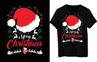 diseño de camiseta de navidad vector