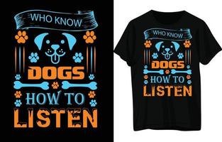 Dog T shirt Design vector