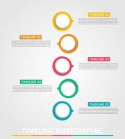 infografía de negocios. vector de diseño de infografías de línea de tiempo. plantilla de opciones de infografía abstracta. ilustración vectorial concepto de negocio con 6 opciones, pasos o procesos.