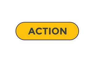 Action button web banner templates. Vector Illustration