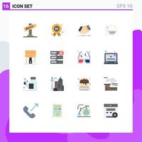 16 Creative Icons Modern Signs and Symbols of coding shower duck handshake duck business Editable Pack of Creative Vector Design Elements
