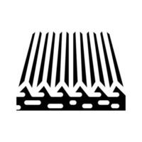 tactile flooring glyph icon vector illustration