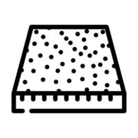 carpet floor line icon vector illustration