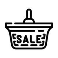 ceiling lamp sale line icon vector illustration