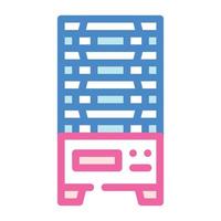 multilevel vending machine color icon vector illustration
