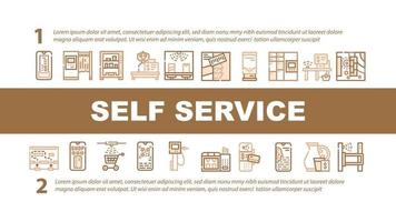 Self Service Buying Landing Header Vector