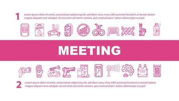 Protests Meeting Event Landing Header Vector