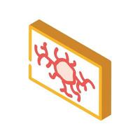 angioma health problem isometric icon vector illustration