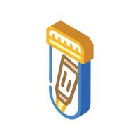 glue in container isometric icon vector illustration