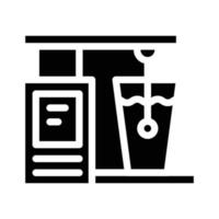 alcohol meter tool glyph icon vector illustration