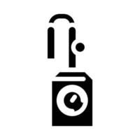 distiller equipment glyph icon vector illustration