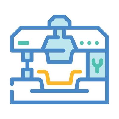 production goods color icon vector illustration