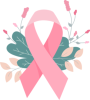 breast cancer ribbon transparent background