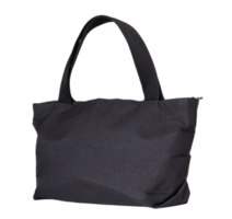 black cotton bag isolated with clipping path for mockup png