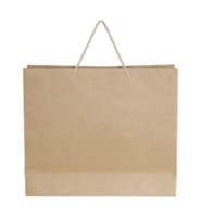 sac en papier brun isolé avec chemin de détourage pour maquette png