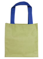 brown cotton bag isolated with clipping path for mockup png