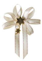 Gift ribbon bow isolated with clipping path png