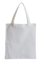 white fabric bag isolated with clipping path for mockup png