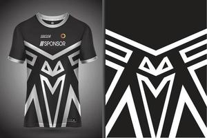 Sports jersey design for sublimation vector