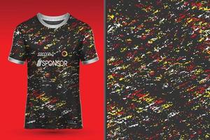 Sports jersey design for sublimation vector