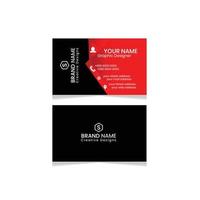 Business card design vector template clean beautiful