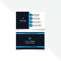 Business card design vector template clean beautiful