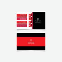 Business card design vector template clean beautiful