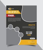 Corporate flyer template or new flyer design vector