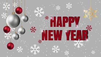 Happy new year celebration background or happy new year vector