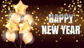 Happy new year celebration background or happy new year vector