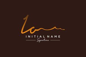 Initial IO signature logo template vector. Hand drawn Calligraphy lettering Vector illustration.