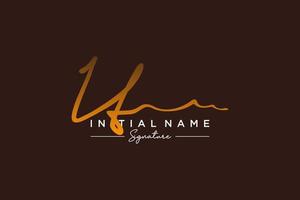 Initial IT signature logo template vector. Hand drawn Calligraphy lettering Vector illustration.